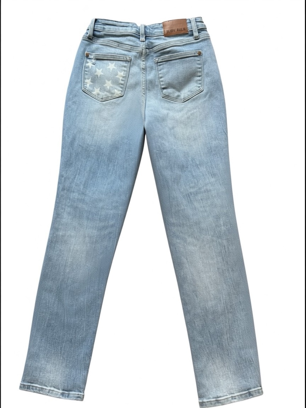 Judy Blue Light Wash Star Pocket Jeans Size 3/26